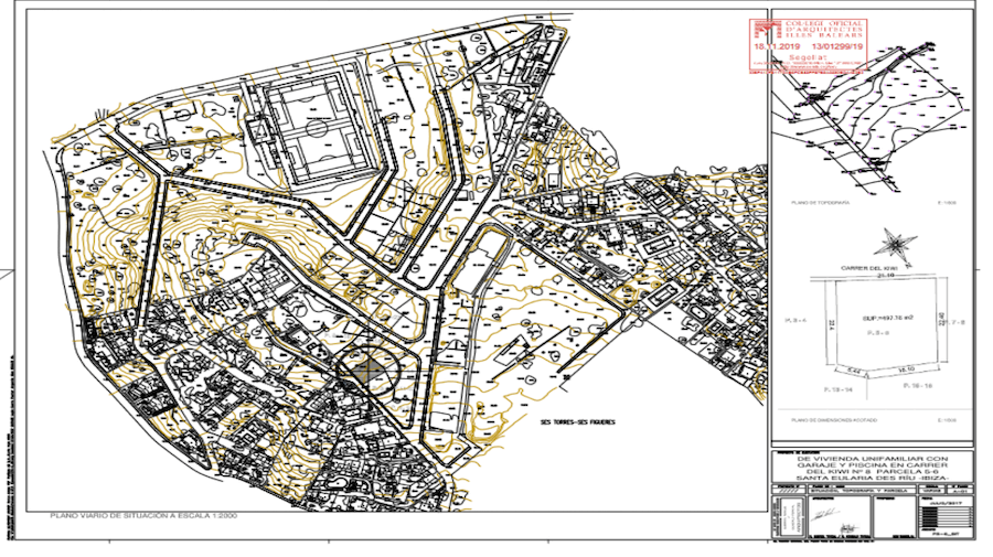 Terreno con licencia, zona Ses Torres, Jesus - Imagen 9
